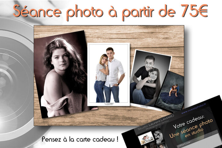 Carte cadeau séance photo à Vertou.