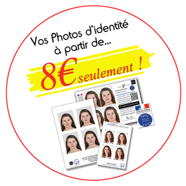 Photos d'identité Vertou, à partir de 8€